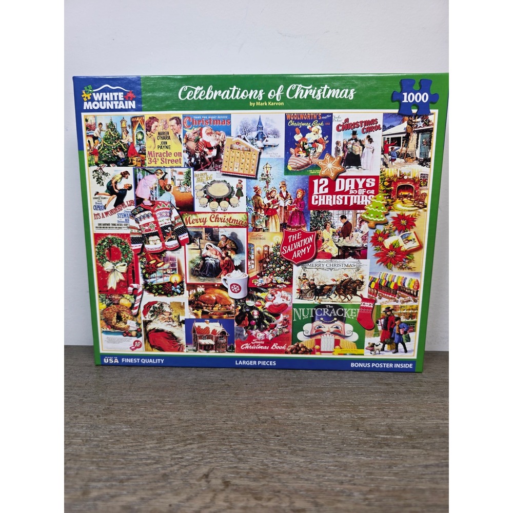 Celebrations of Christmas - 1000 Piece Jigsaw Puzzle by White Mountain